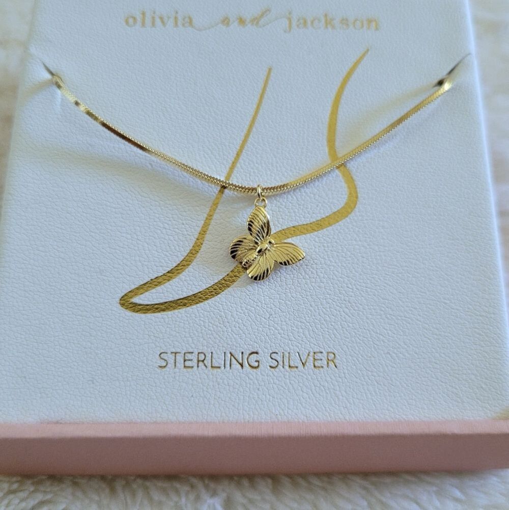 Olivia and Jackson Butterfly🦋 Charm Anklet - NIB - Picture 11 of 16
